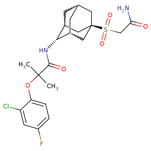 Chemical structure of BindingDB Monomer ID 50197412