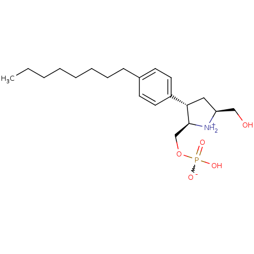 Chemical structure of BindingDB Monomer ID 50197422