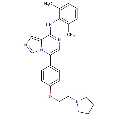 Chemical structure of BindingDB Monomer ID 50198361