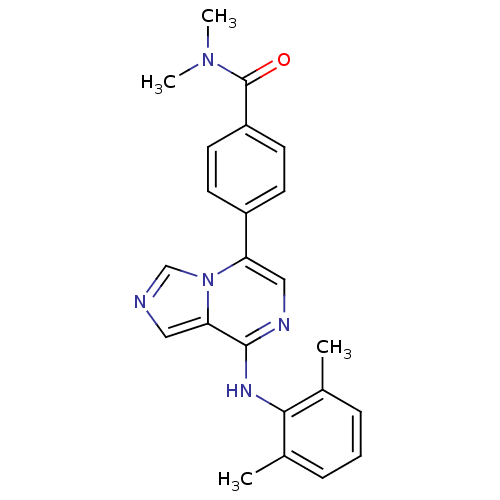 Chemical structure of BindingDB Monomer ID 50198374