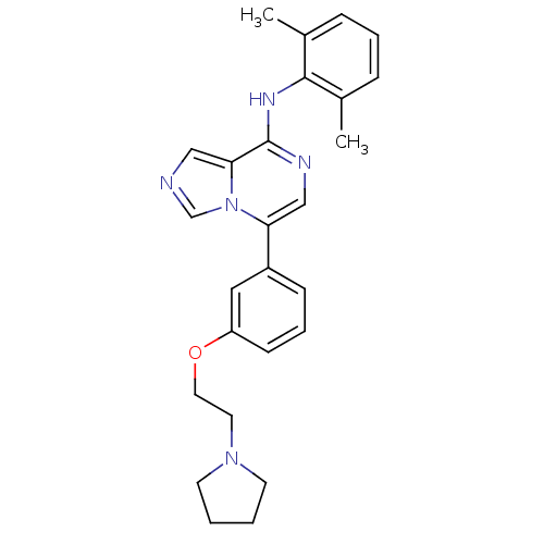 Chemical structure of BindingDB Monomer ID 50198376