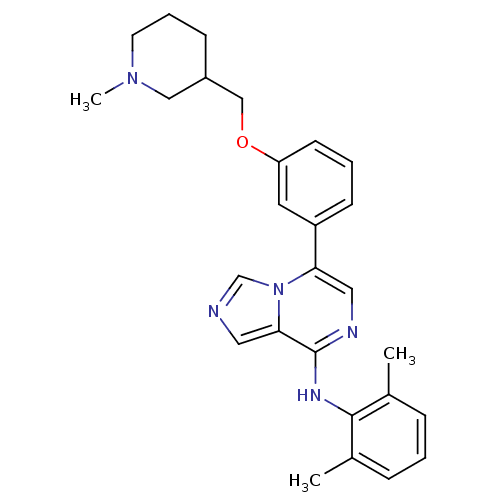 Chemical structure of BindingDB Monomer ID 50198377