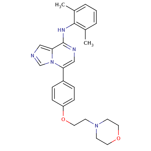 Chemical structure of BindingDB Monomer ID 50198379