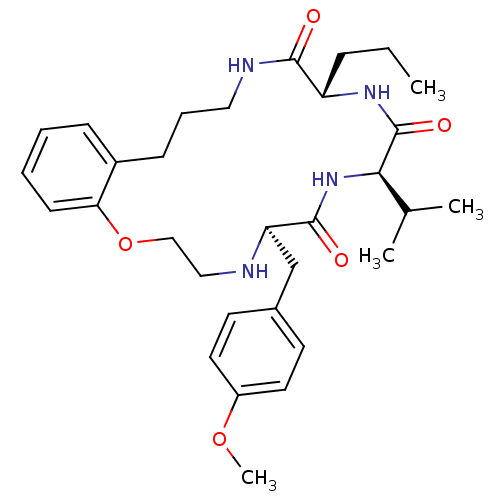 Chemical structure of BindingDB Monomer ID 50199368