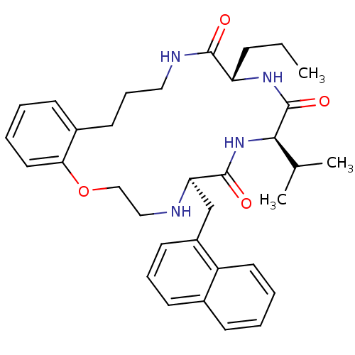 Chemical structure of BindingDB Monomer ID 50199372