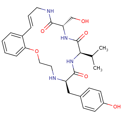 Chemical structure of BindingDB Monomer ID 50199376