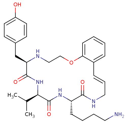 Chemical structure of BindingDB Monomer ID 50199378