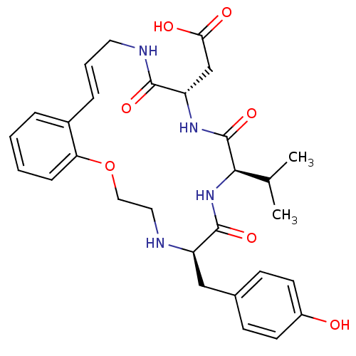 Chemical structure of BindingDB Monomer ID 50199382