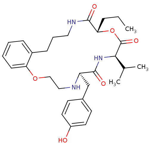 Chemical structure of BindingDB Monomer ID 50199389