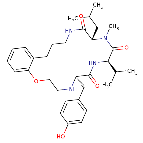 Chemical structure of BindingDB Monomer ID 50199392