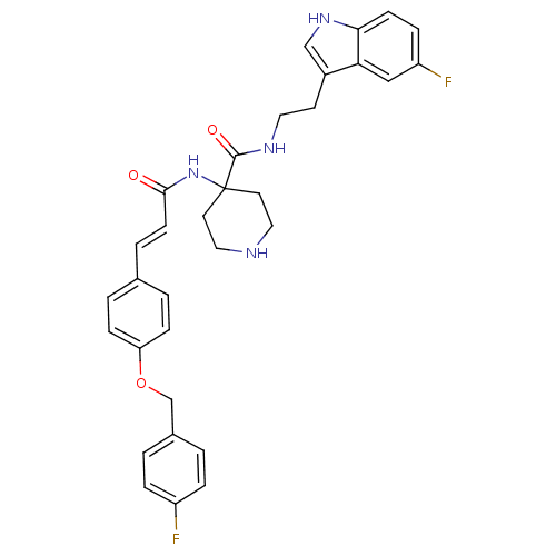 Chemical structure of BindingDB Monomer ID 50199445