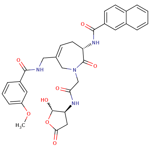 Chemical structure of BindingDB Monomer ID 50199762