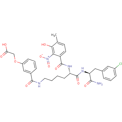 Chemical structure of BindingDB Monomer ID 50200013