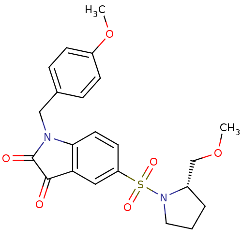 Chemical structure of BindingDB Monomer ID 50200303