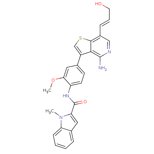 Chemical structure of BindingDB Monomer ID 50202740
