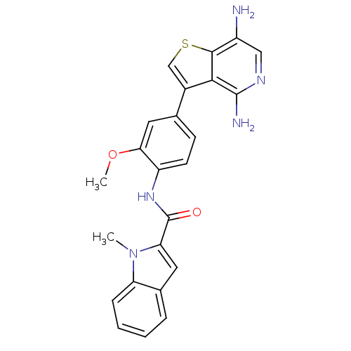 Chemical structure of BindingDB Monomer ID 50202743