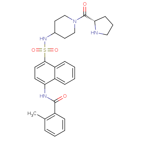 Chemical structure of BindingDB Monomer ID 50203834