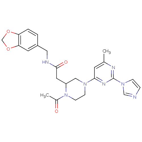 Chemical structure of BindingDB Monomer ID 50205912
