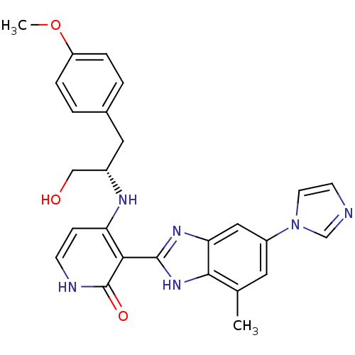 Chemical structure of BindingDB Monomer ID 50206135