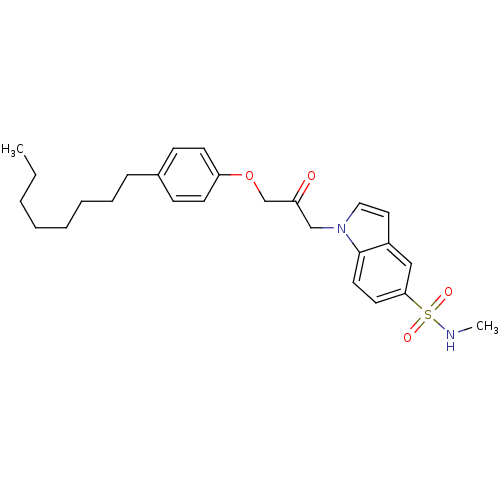 Chemical structure of BindingDB Monomer ID 50206343