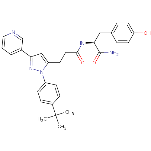 Chemical structure of BindingDB Monomer ID 50206396