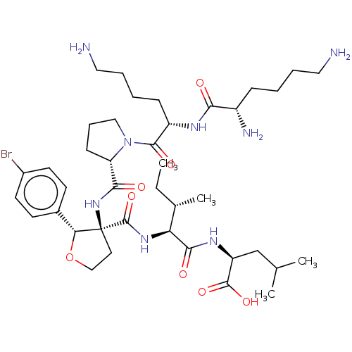 Chemical structure of BindingDB Monomer ID 50206704