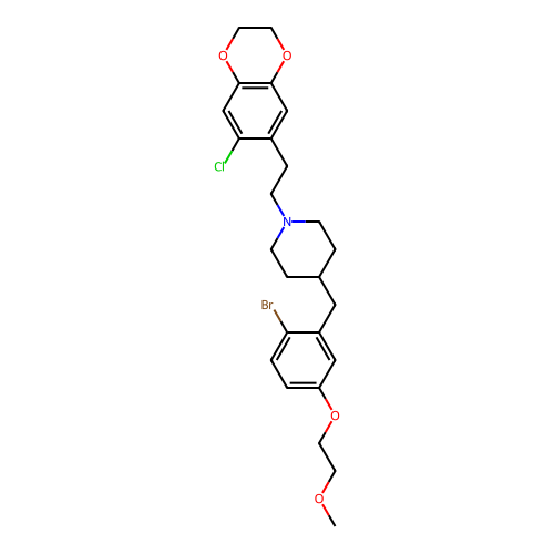 Chemical structure of BindingDB Monomer ID 50206765
