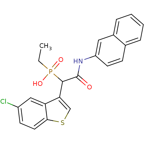 Chemical structure of BindingDB Monomer ID 50208223
