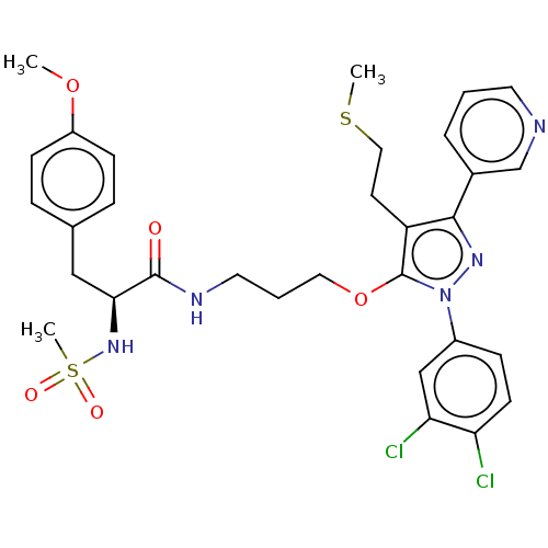 Chemical structure of BindingDB Monomer ID 50208426
