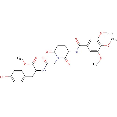 Chemical structure of BindingDB Monomer ID 50210533