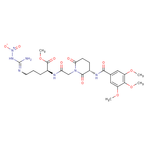 Chemical structure of BindingDB Monomer ID 50210534