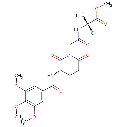 Chemical structure of BindingDB Monomer ID 50210537