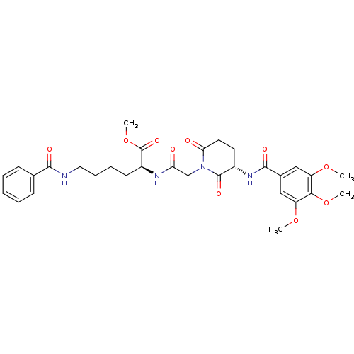 Chemical structure of BindingDB Monomer ID 50210543