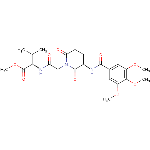 Chemical structure of BindingDB Monomer ID 50210544