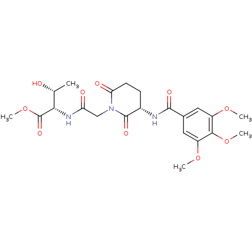 Chemical structure of BindingDB Monomer ID 50210547