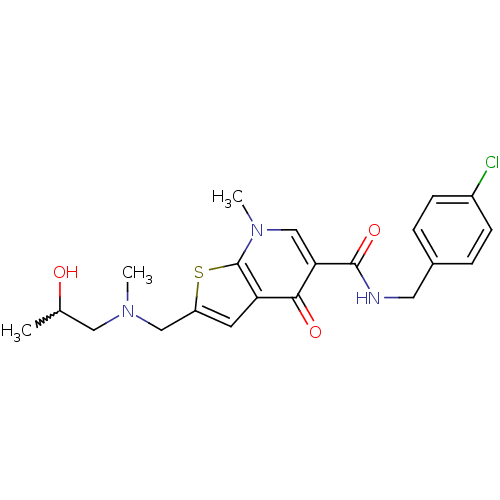 Chemical structure of BindingDB Monomer ID 50210587