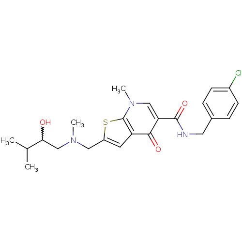 Chemical structure of BindingDB Monomer ID 50210590