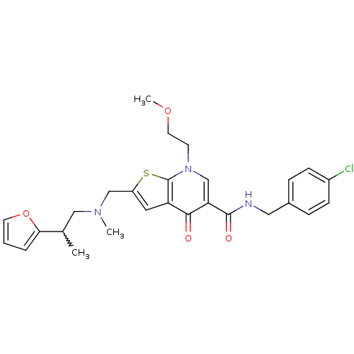 Chemical structure of BindingDB Monomer ID 50210593