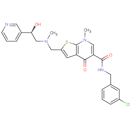 Chemical structure of BindingDB Monomer ID 50210595