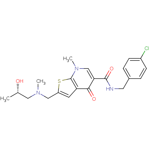 Chemical structure of BindingDB Monomer ID 50210598