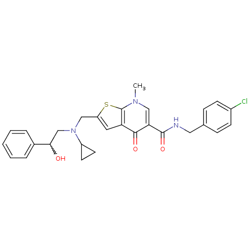 Chemical structure of BindingDB Monomer ID 50210599