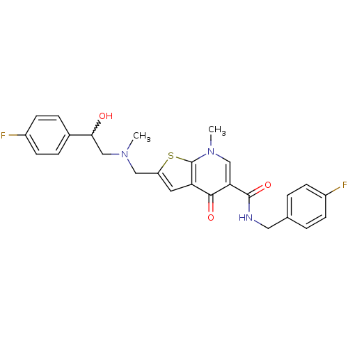 Chemical structure of BindingDB Monomer ID 50210600