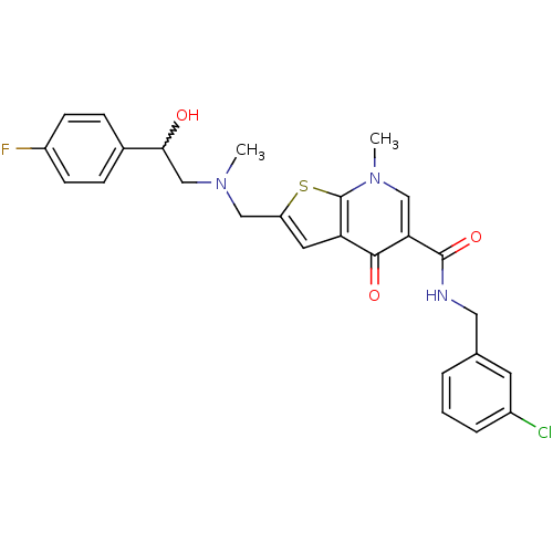 Chemical structure of BindingDB Monomer ID 50210603