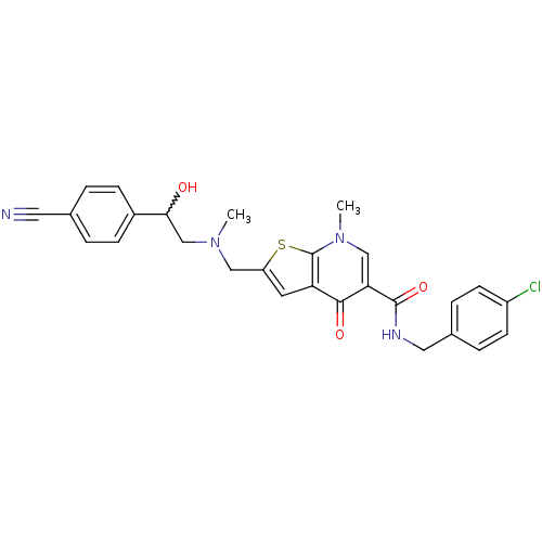 Chemical structure of BindingDB Monomer ID 50210605