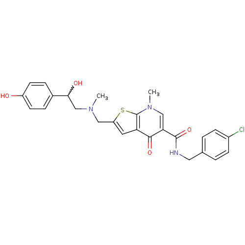 Chemical structure of BindingDB Monomer ID 50210606