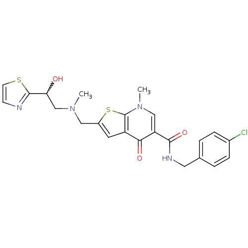 Chemical structure of BindingDB Monomer ID 50210607