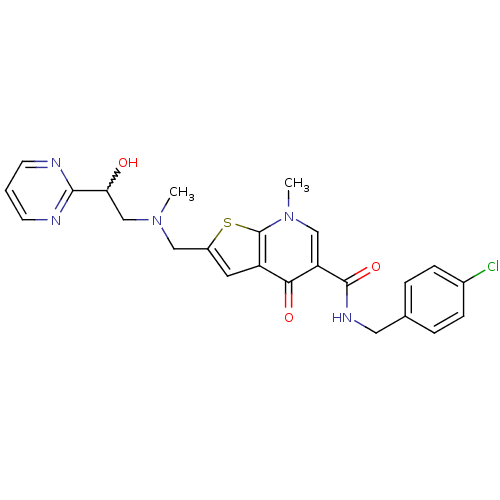Chemical structure of BindingDB Monomer ID 50210611