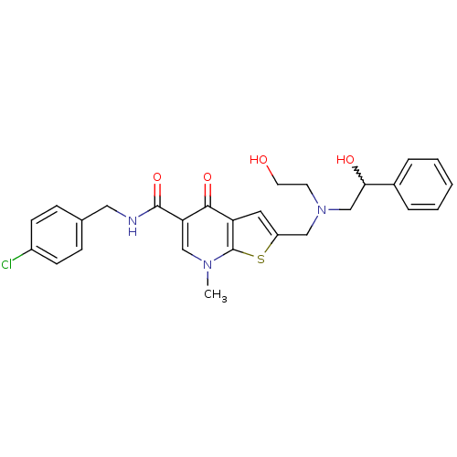 Chemical structure of BindingDB Monomer ID 50210613