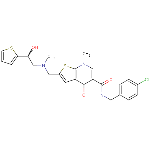 Chemical structure of BindingDB Monomer ID 50210614
