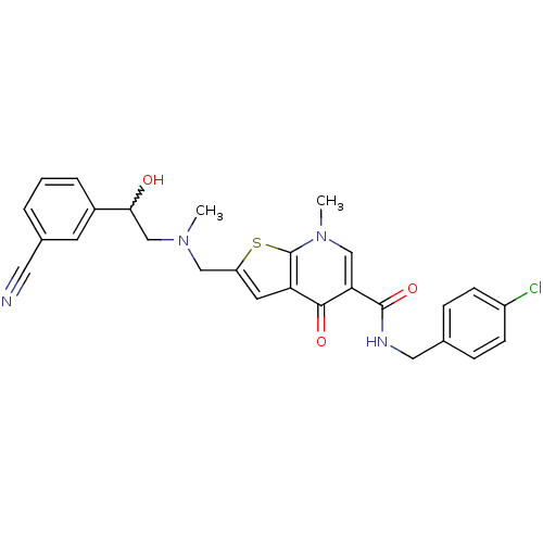 Chemical structure of BindingDB Monomer ID 50210615
